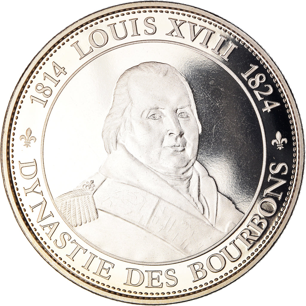 Frankreich, Medaille, Les rois de France, Louis XVIII, History, STGL