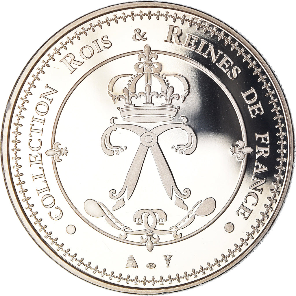Francja, medal, Les Rois de France, Charles V, Historia, MS(65-70)