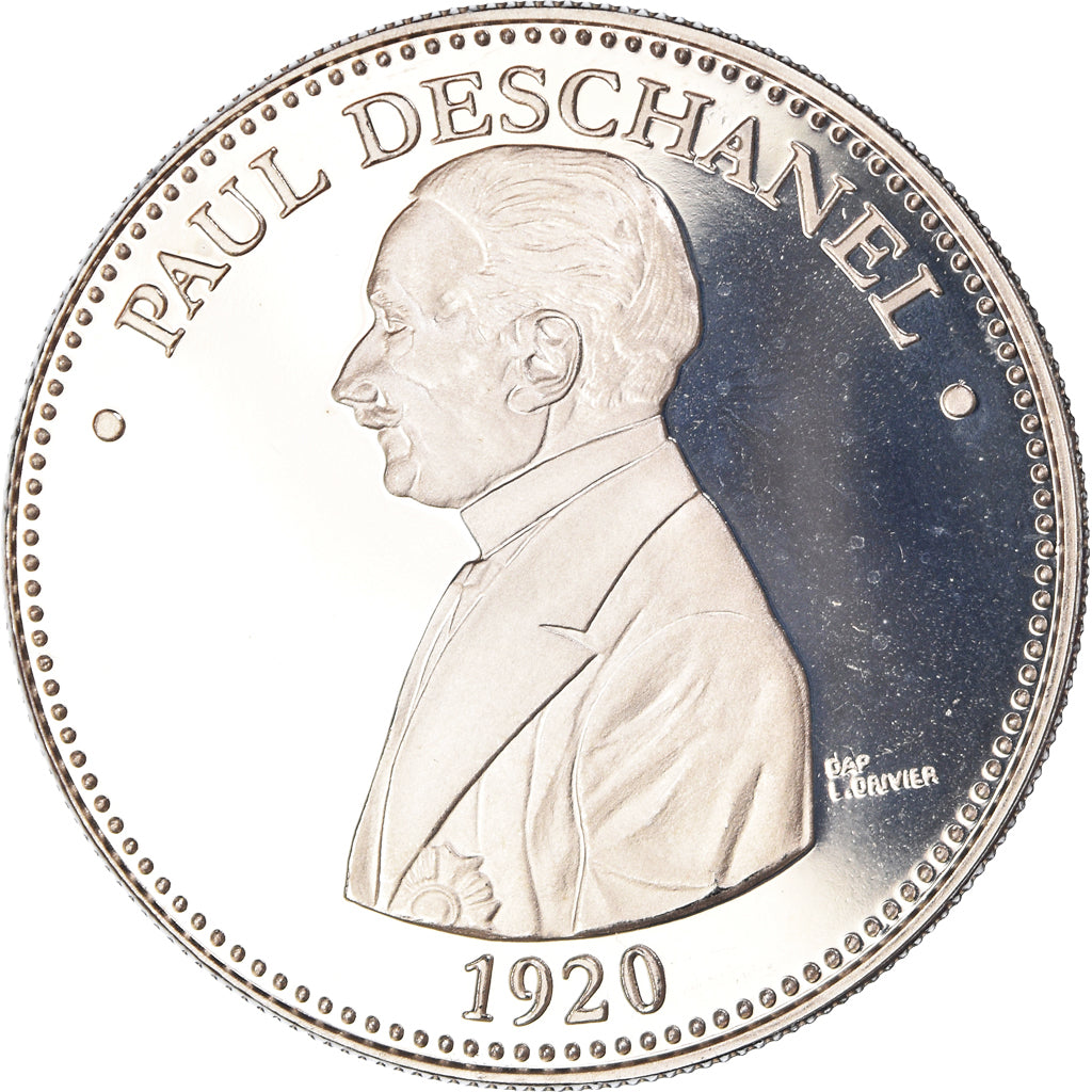 Francja, medal, Paul Deschanel, Président de la République, Politics, Proof