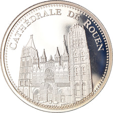 France, Médaille, La Cathédrale de Rouen, Patrimoine, Proof, FDC, Cupro-nickel