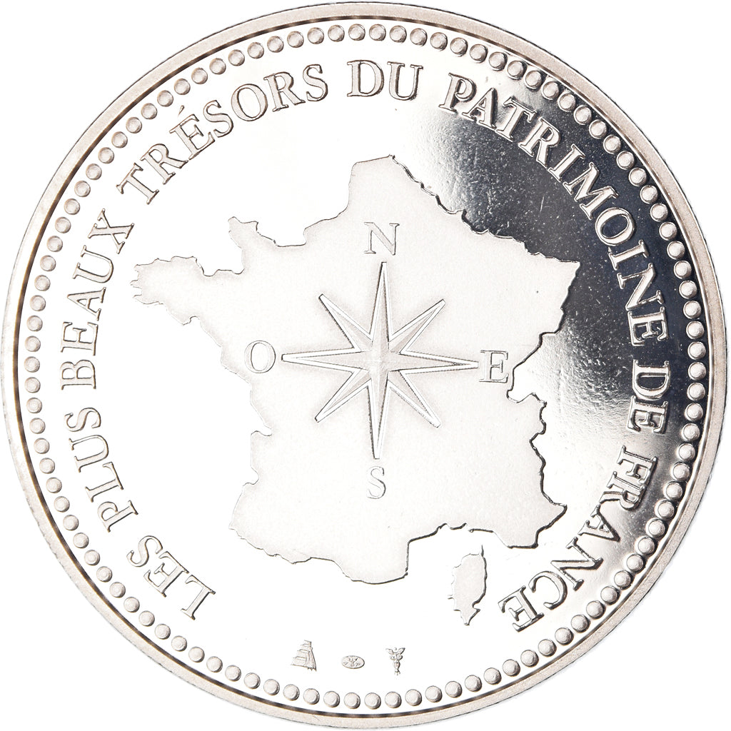 France, Medal, Le Château de Versailles, Patrimoine, Proof, MS(65-70)