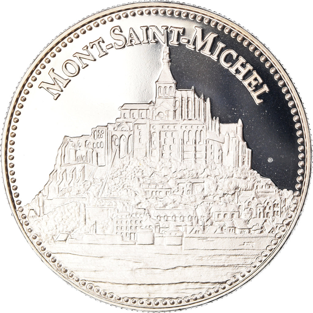 France, Medal, Le Mont Saint-Michel, Patrimoine, Proof, MS(65-70), Copper-nickel