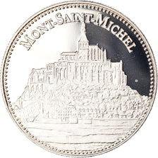 France, Medal, Le Mont Saint-Michel, Patrimoine, Proof, MS(65-70), Copper-nickel