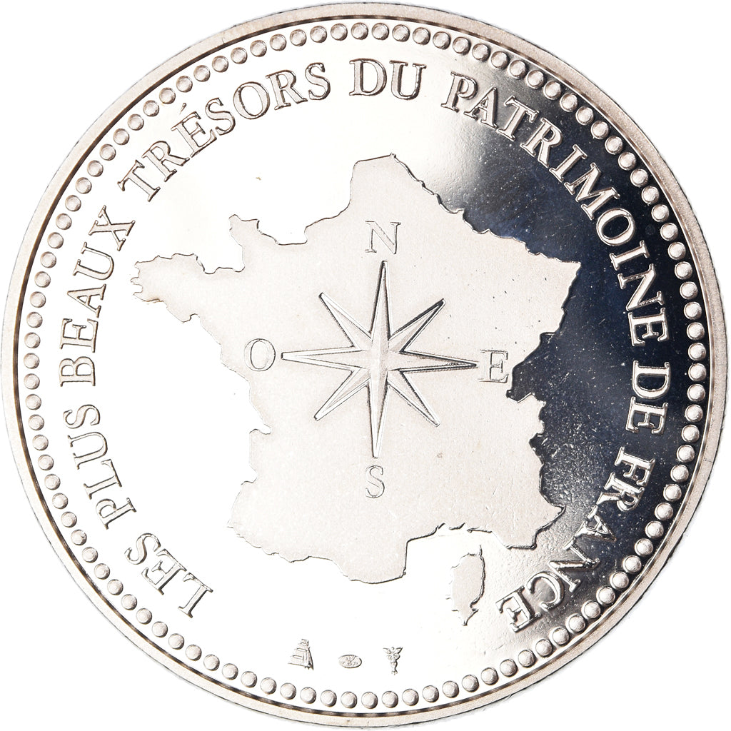 France, Medal, Le Mont Saint-Michel, Patrimoine, Proof, MS(65-70), Copper-nickel