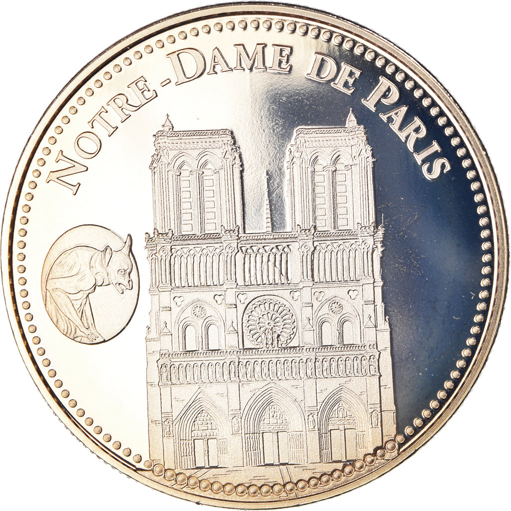 France, Medal, Cathédrale Notre-Dame de Paris, Patrimoine, Proof, MS(65-70)