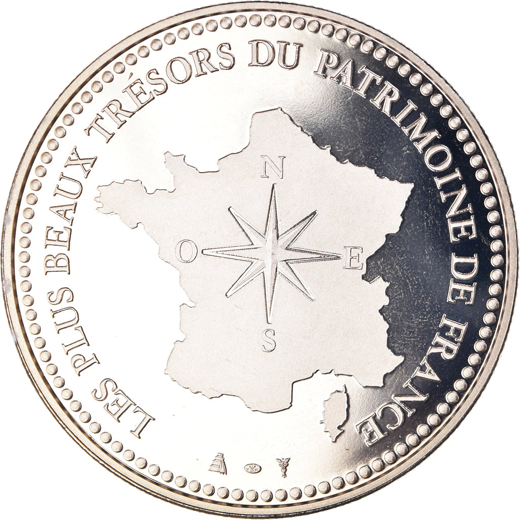 France, Medal, Château de Vaux-le-Vicomte, Patrimoine, Proof, MS(65-70)