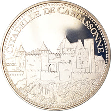Frankreich, Medaille, La Citadelle de Carcassonne, Patrimoine, Proof, STGL