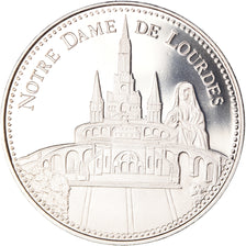 France, Medal, Notre Dame de Lourdes, Patrimoine, Proof, MS(65-70)
