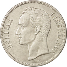 Venezuela, Gram 25, 5 Bolivares, 1935, EF(40-45), Silver, KM:24.2