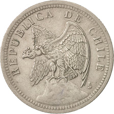 Cile, Peso, 1933, Santiago, BB, Rame-nichel, KM:176.1