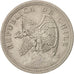 Chile, Peso, 1933, Santiago, EF(40-45), Copper-nickel, KM:176.1