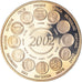 França, medalha, Naissance de l'Euro Fiduciaire, Politics, 2002, MDP