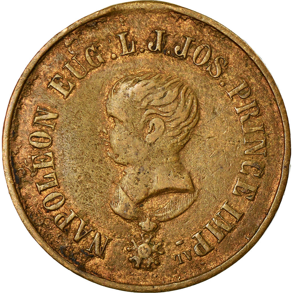 France, Medal, Napoléon Eugène Louis, Prince Impérial, History, EF(40-45)