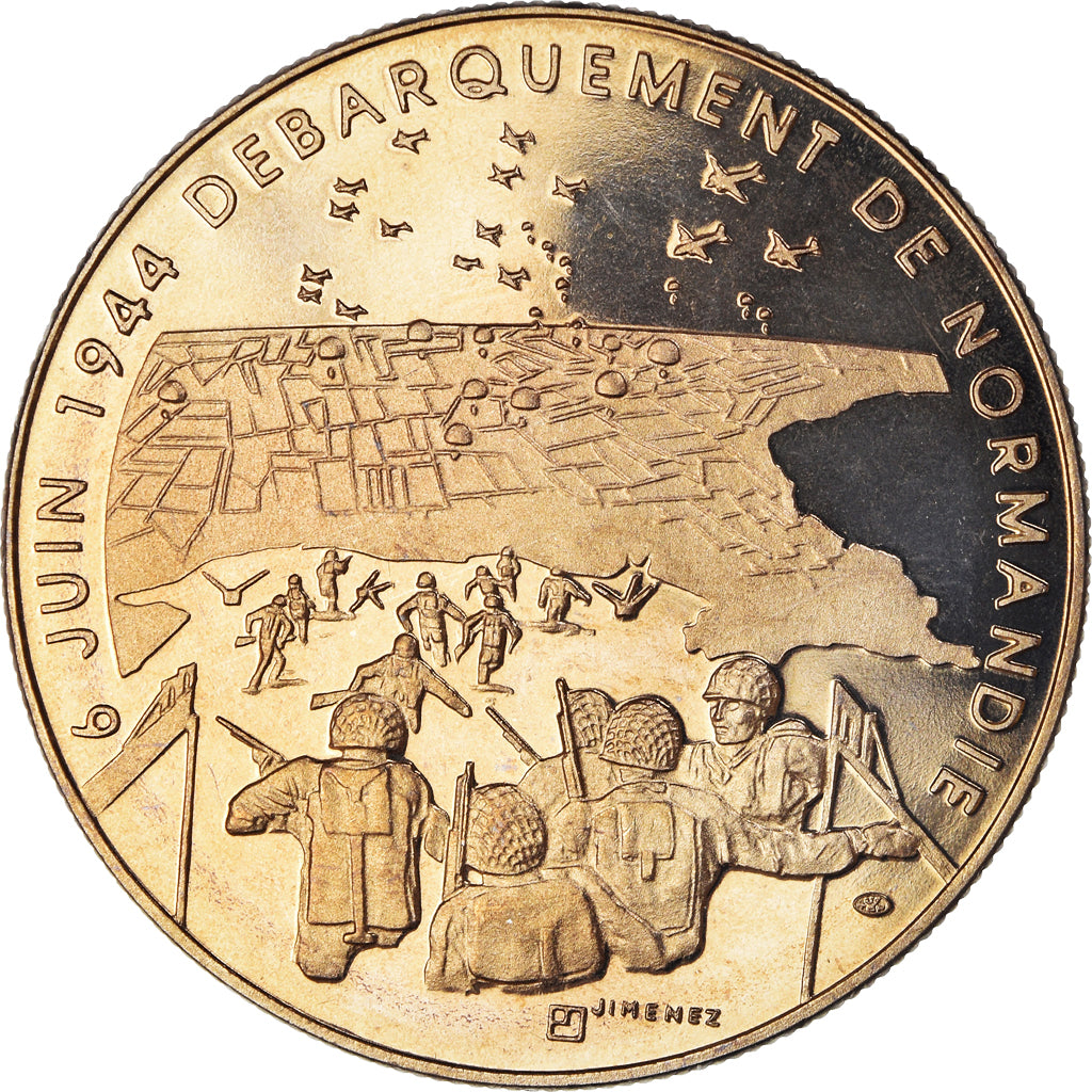 France, Médaille, 1939-1945, Débarquement de Normandie, WAR, FDC, Bronze