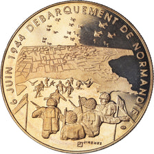 France, Médaille, 1939-1945, Débarquement de Normandie, WAR, FDC, Bronze