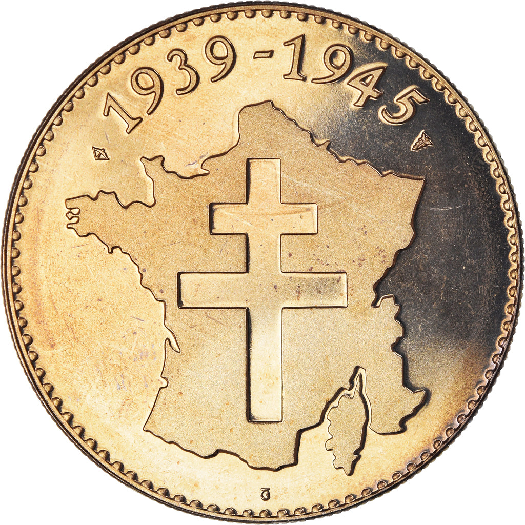 France, Médaille, 1939-1945, Débarquement de Normandie, WAR, FDC, Bronze