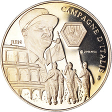 Francia, medalla, Seconde Guerre Mondiale, Campagne d'Italie, WAR, FDC, Cobre -