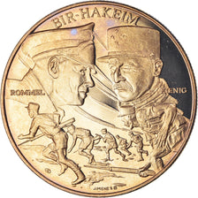 France, Medal, La Bataille de Bir Hakeim, WAR, MS(65-70), Copper-nickel