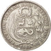 Peru, SOUTH PERU, Sol, 1865, Lima, VF(30-35), Silver, KM:196.1