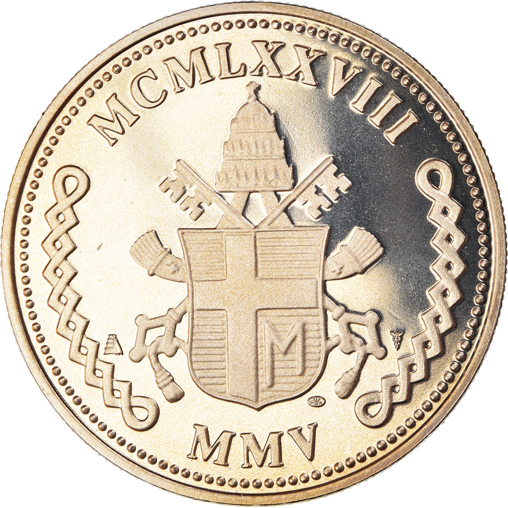 Vatican, Medal, Le Pape Jean-Paul II, 2005, MS(65-70), Copper-nickel