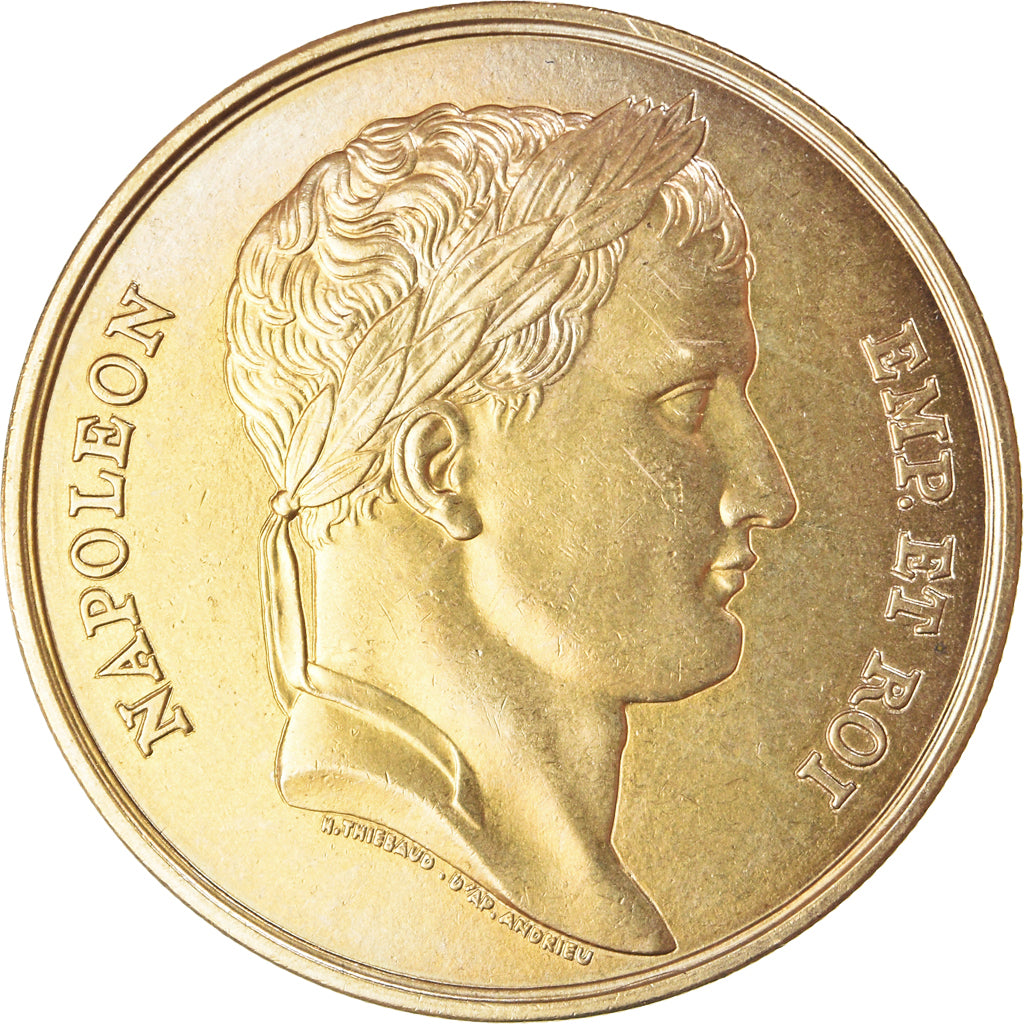 France, Médaille, Le sacre de Napoléon Ier par Pie VII, History, Brenet, SPL+