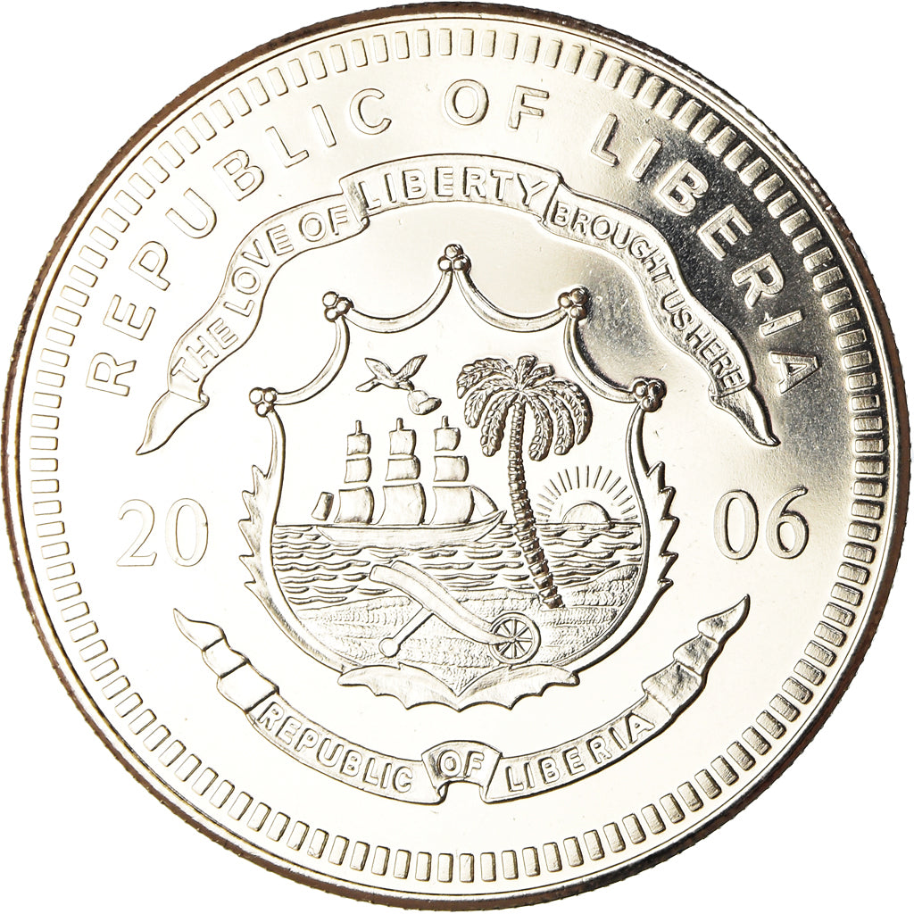 Coin, Liberia, Titanic, 5 Dollars, 2006, MS(65-70), Copper-nickel