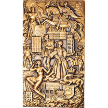 França, medalha, La Touraine, Léonard de Vinci, Delamarre, MS(63), Bronze