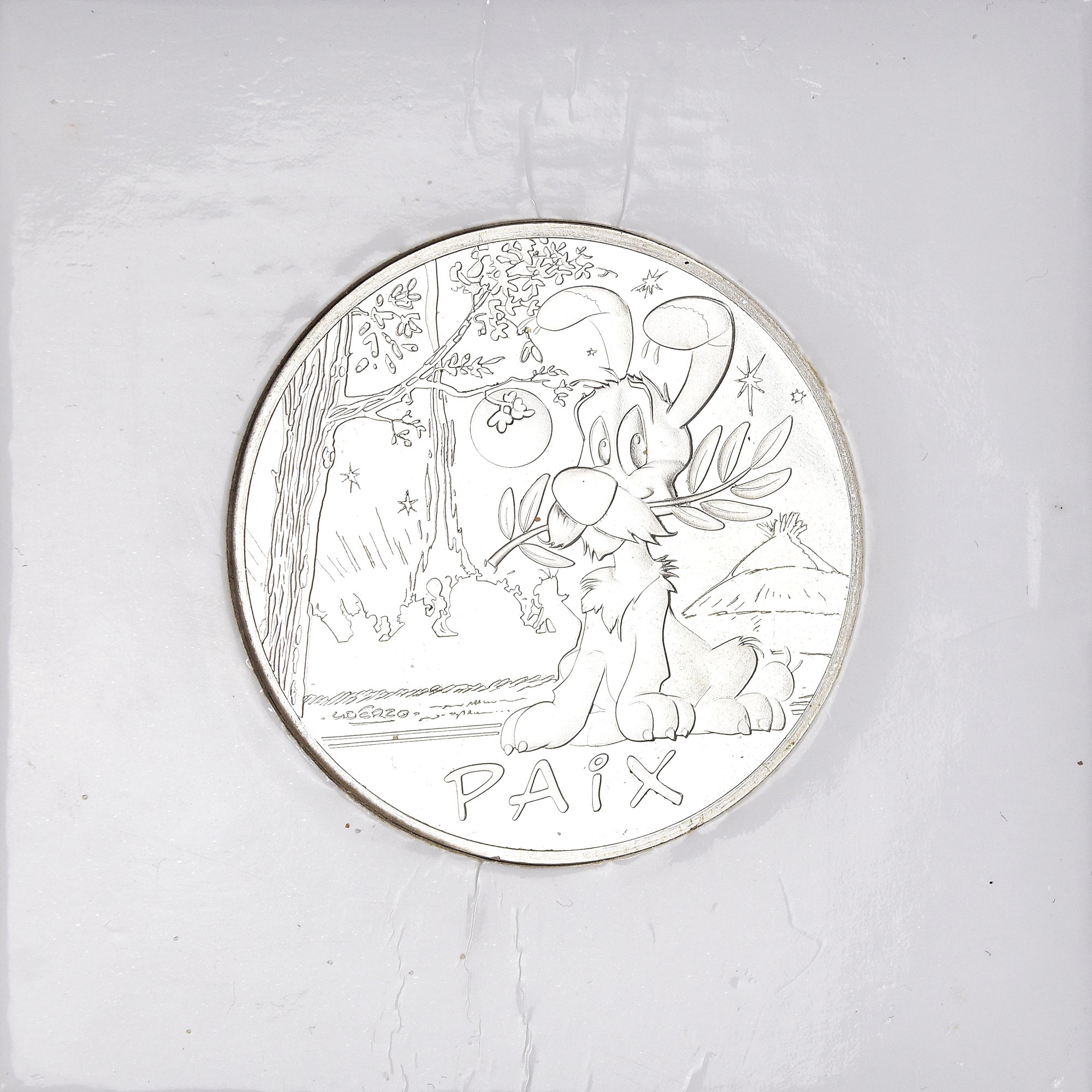 France, 50 Euro, Astérix, Paix, 2015, Paris, MS(65-70), Silver