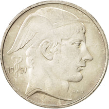 Bélgica, 20 Francs, 20 Frank, 1951, MBC+, Plata, KM:141.1