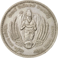Ceylon, Elizabeth II, 2 Rupees, 1968, AU(50-53), Copper-nickel, KM:134