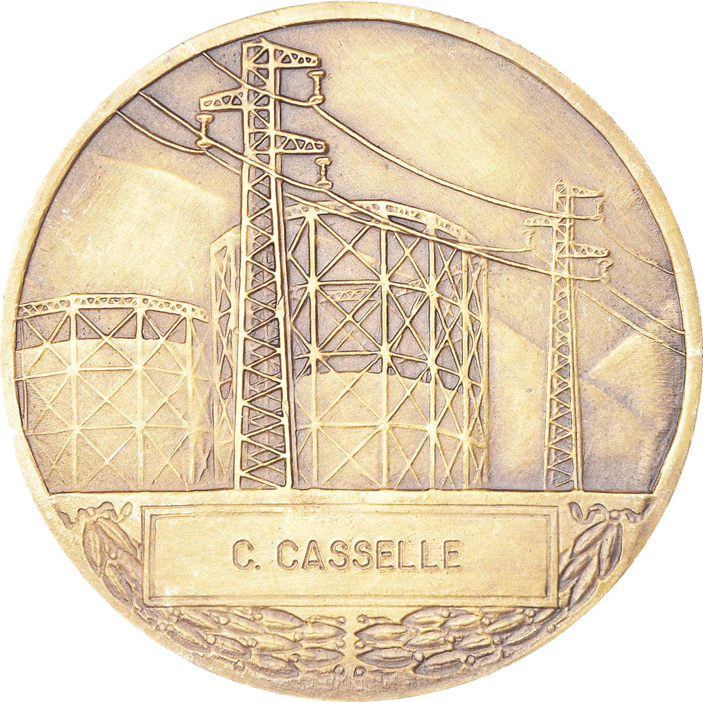 Francja, medal, Électricité de France et gaz de France, Dropsy, MS(63)