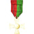 Francia, Croix Emaillée, Caducée, Medicine, medalla, Sin circulación, Latón