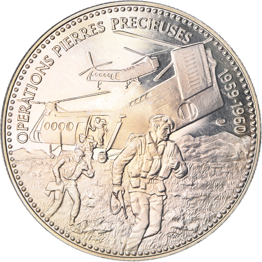 France, Medal, Guerre d'Algérie, Opérations Pierres Précieuses, WAR