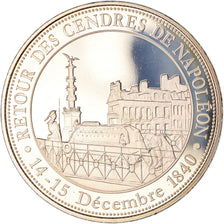 France, Medal, Napoléon Ier, Retour des cendres, History, MS(63), Copper-nickel