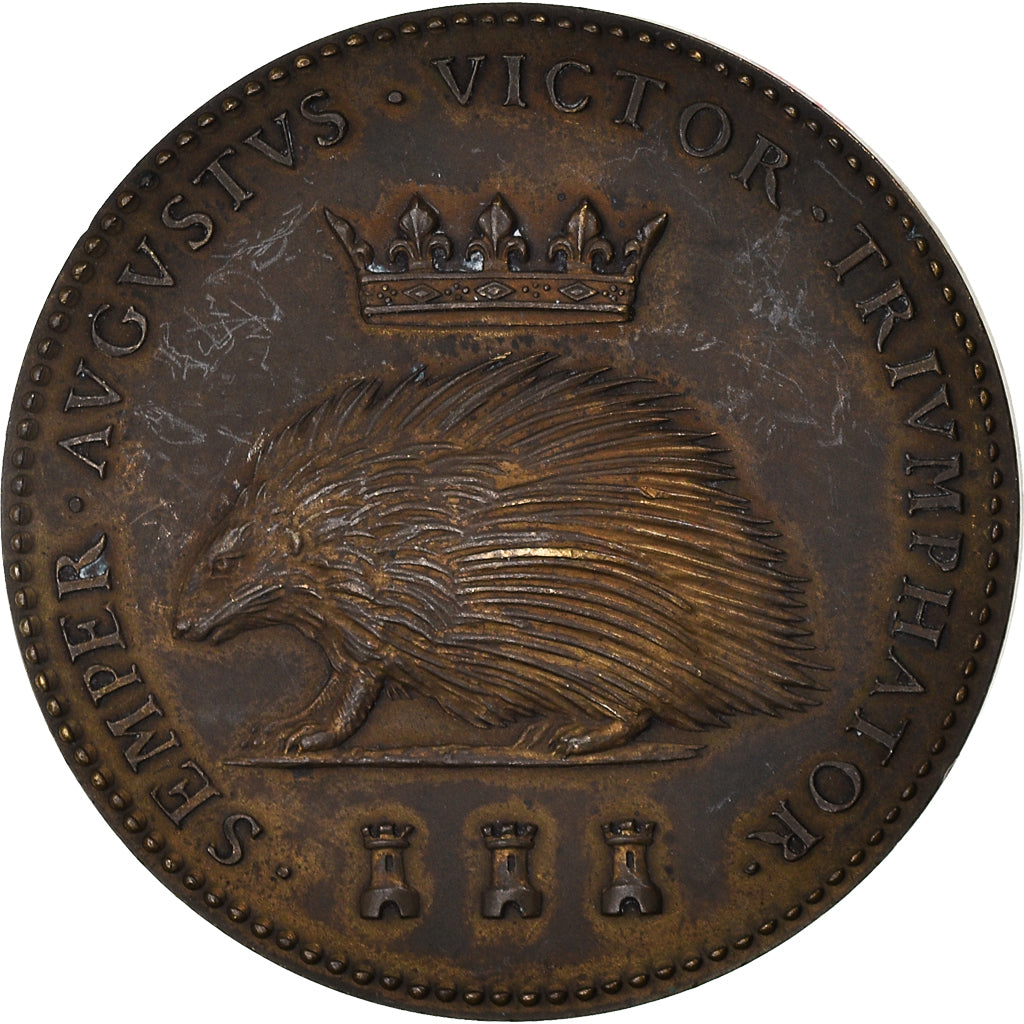 France, Medal, Louis XII, Le Père du Peuple, History, AU(55-58), Bronze