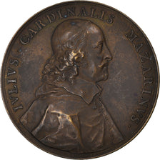 France, Medal, Cardinal Mazarin, Paix des Pyrénées, History, Restrike