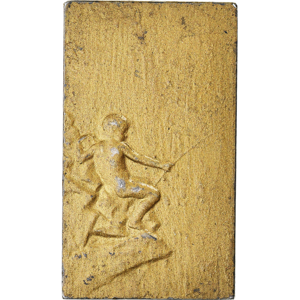 Frankrijk, Medaille, Art Nouveau, Femme nue, Prud'homme, FR+, Vermeil