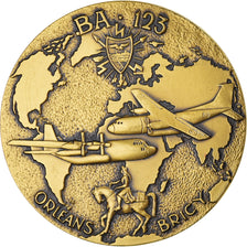 France, Médaille, BA 123, Orléans-Bricy, Military, SUP, Bronze