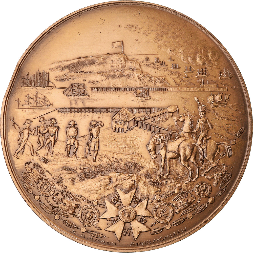 Francia, medaglia, Napoléon Ier, Château de Pont-de-Briques, History, 1978