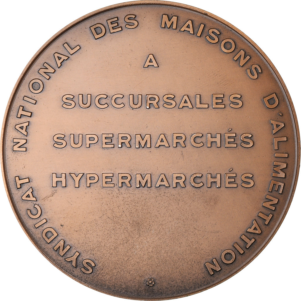 France, Medal, Syndicat des Maisons d'Alimentation, Mérite, 1983, Baudry, Art