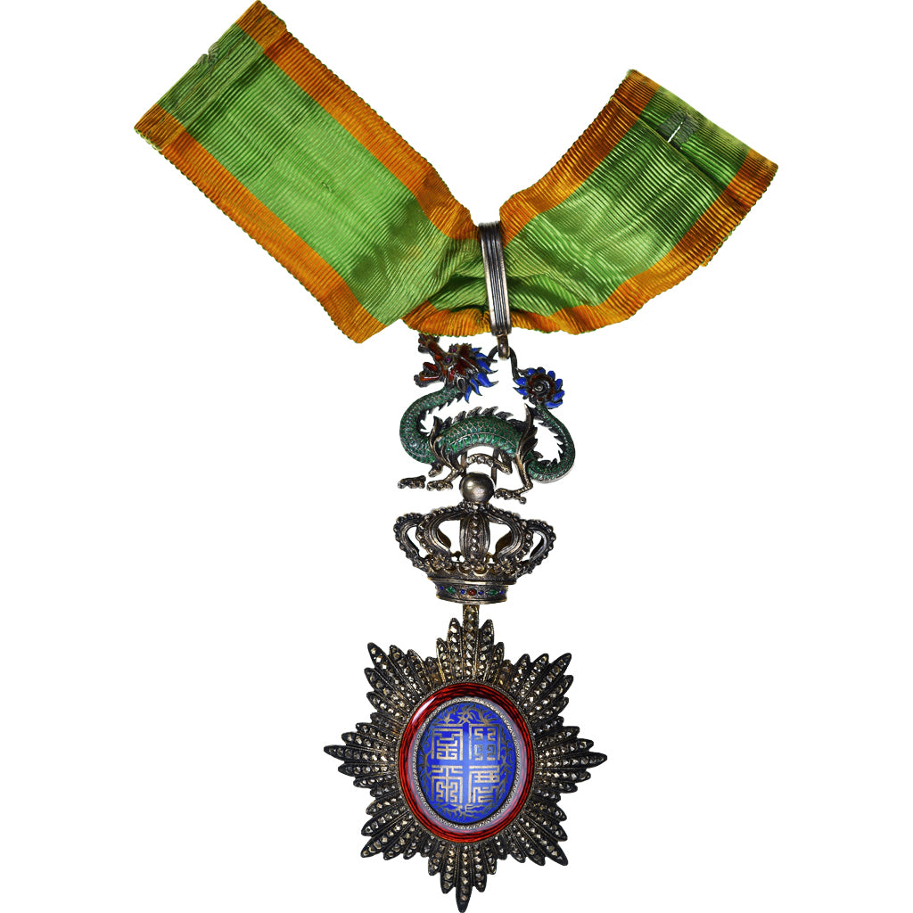 Viet Nam, Ordre Colonial du Dragon d'Annam, Médaille, 1896-1950, Commandeur