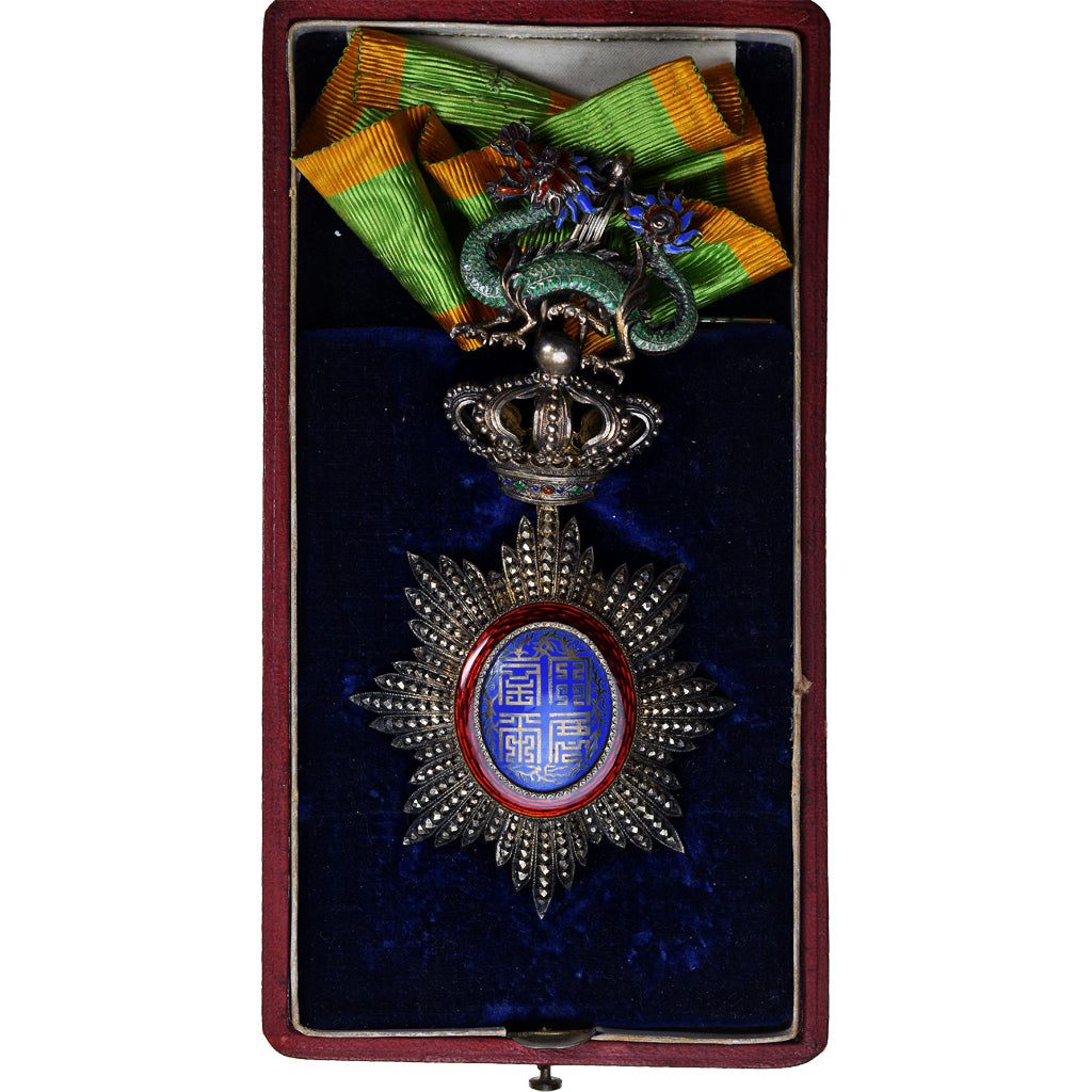 Viet Nam, Ordre Colonial du Dragon d'Annam, Médaille, 1896-1950, Commandeur