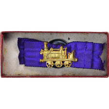 France, Cheminots, Railway, Médaille, Non circulé, Laiton, 47 X 15
