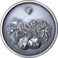 Francia, medaglia, Le Ballon de la Paix, Politics, Society, War, 1986, Culas