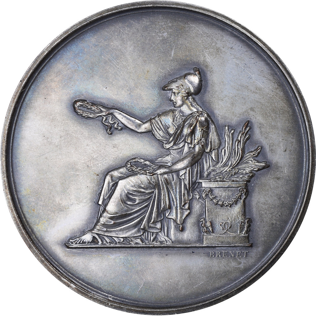 Frankreich, Medaille, Ligue Française de L'Enseignement, Instruction, Brenet