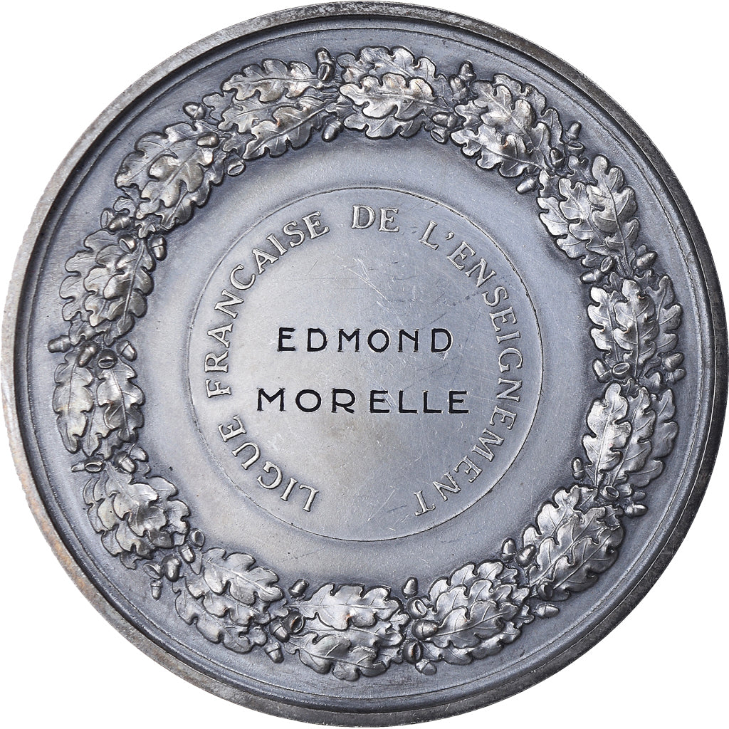 Frankreich, Medaille, Ligue Française de L'Enseignement, Instruction, Brenet