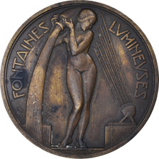 Frankrijk, Medaille, Exposition de Paris, Fontaines Lumineuses, 1937, Cochet