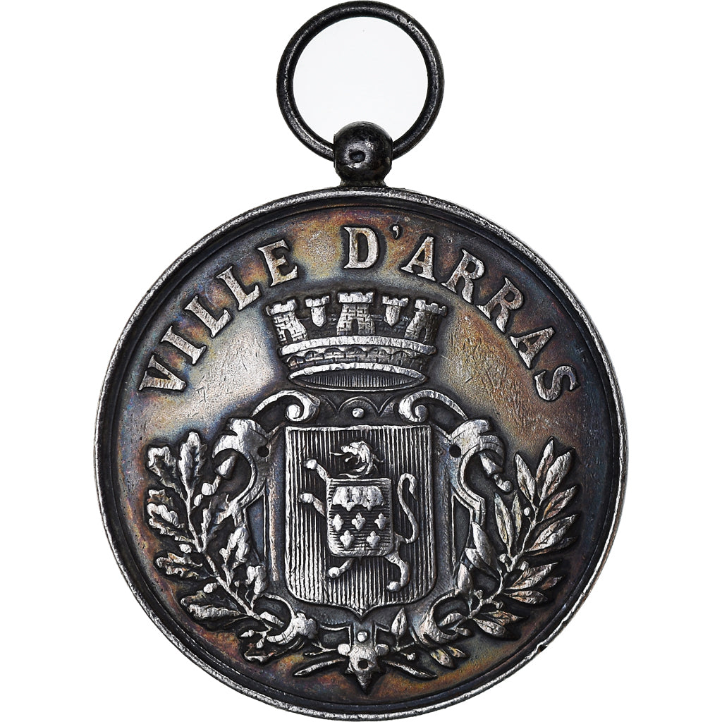 France, Medal, Concours de Pêche, Ville d'Arras, Sports & leisure, 1901