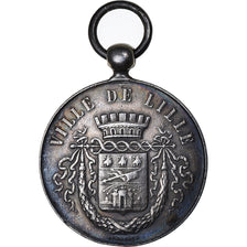 Francja, medal, Ville de Lille, Schaller, Nord, AU(50-53), Srebro