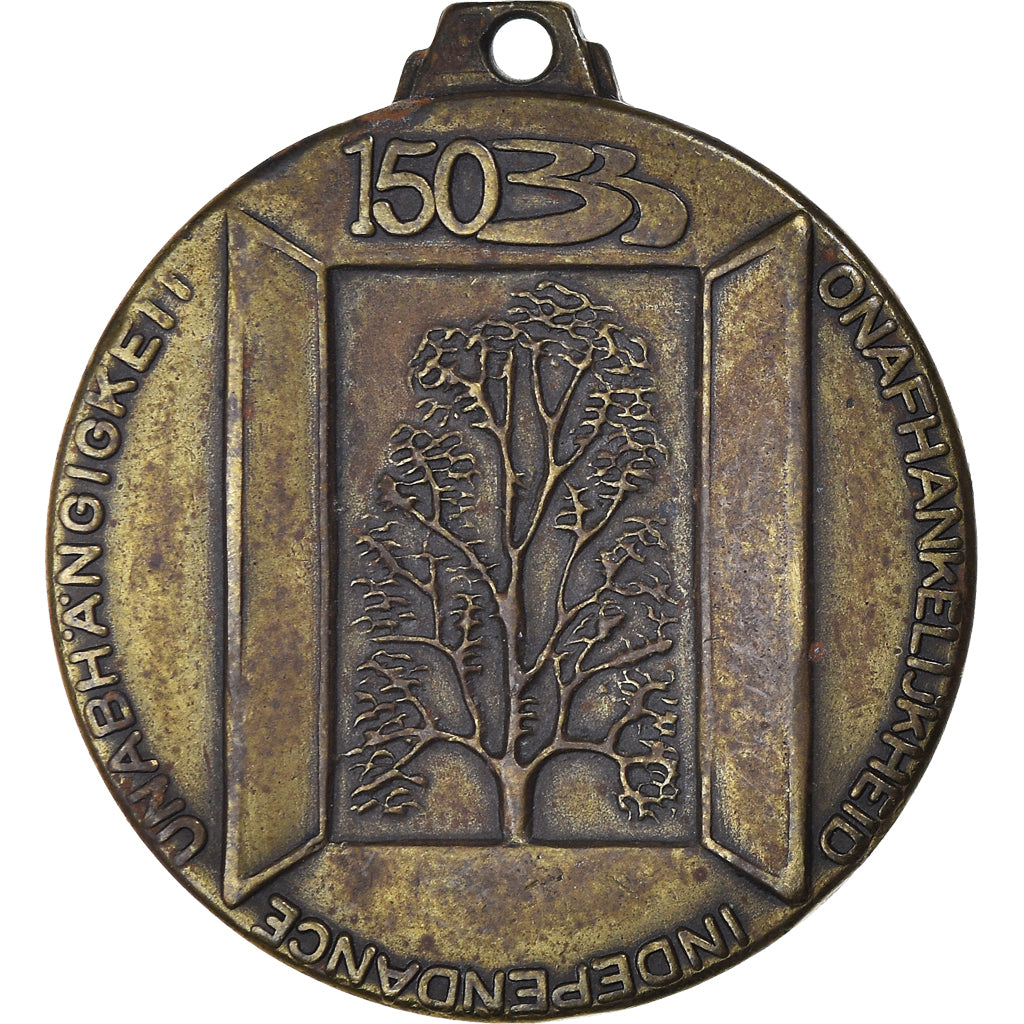 Belgium, Medal, 150 Ans de l'Indépendance, Undated (1980), EF(40-45), Bronze